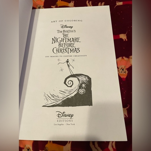 NEW Disney Nightmare Before Christmas Adult Coloring Book 100 Images - Picture 4 of 5
